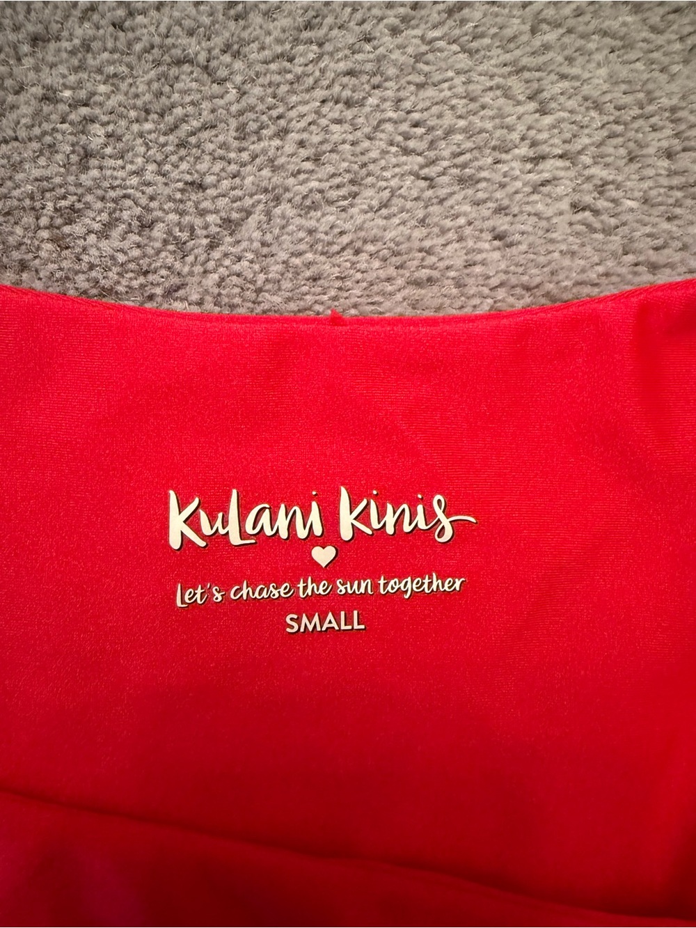 Kulani Kinis Cherry Crush Red Bikini - Picture 2 of 5